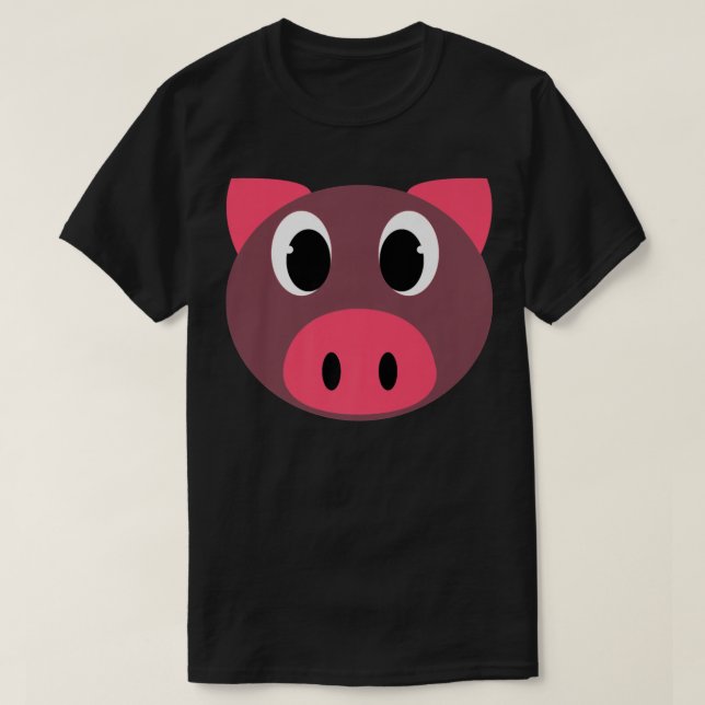 Camiseta Gracioso disfraz de Halloween de cerdo - disfraz d (Diseño del anverso)