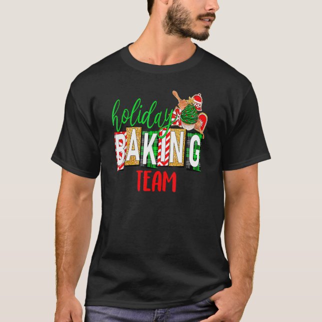 Camiseta Gracioso disfraz de Navidades del equipo de navida (Anverso)