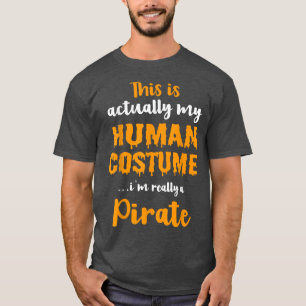 Camiseta Gracioso disfraz pirata de Halloween 2019 2778