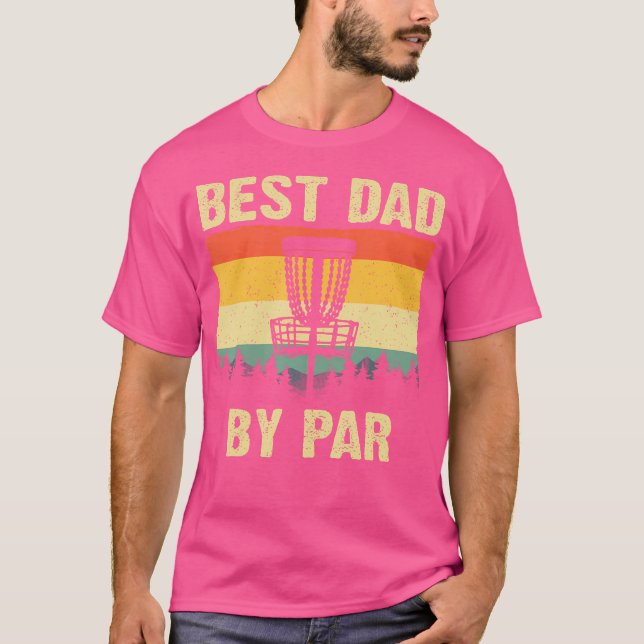 Camiseta Gracioso Disk Golf Art Para Hombres Dad Disk Golf  (Anverso)