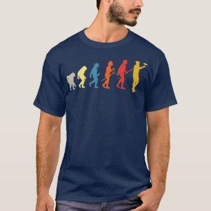 Camiseta Gracioso Disk Golf Evolution Gift Vintage Frisbee