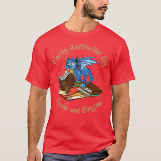 Camiseta Gracioso Distraído Fácilmente Por Dragones Y Nervi