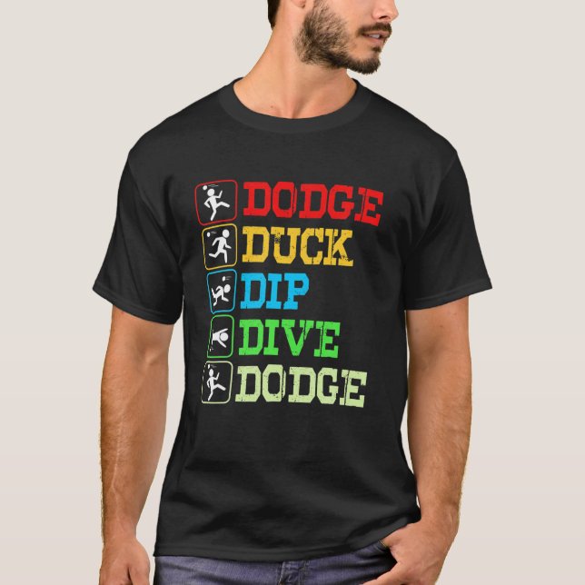 Camiseta Gracioso Dodge Duck Dip Dodge (Anverso)