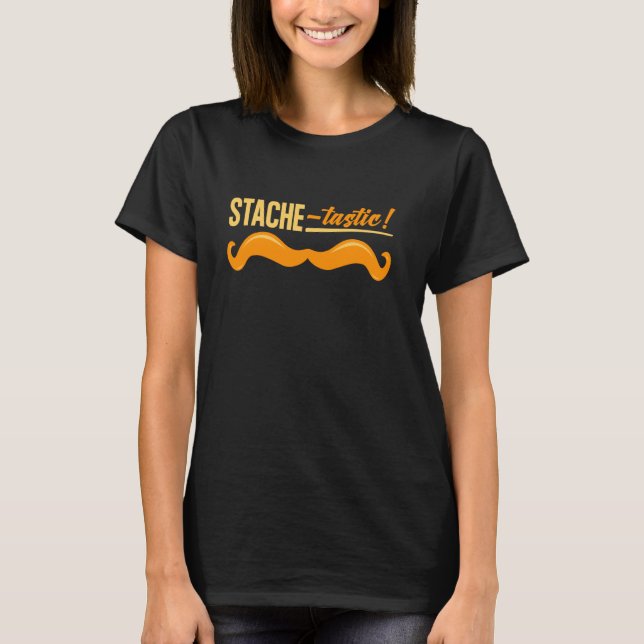 Camiseta Gracioso dolor de barba Mustache (Anverso)