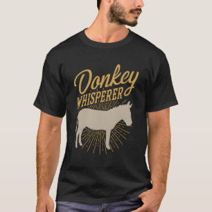 Camiseta Gracioso Donkey Whisperer Spirit Animal Design