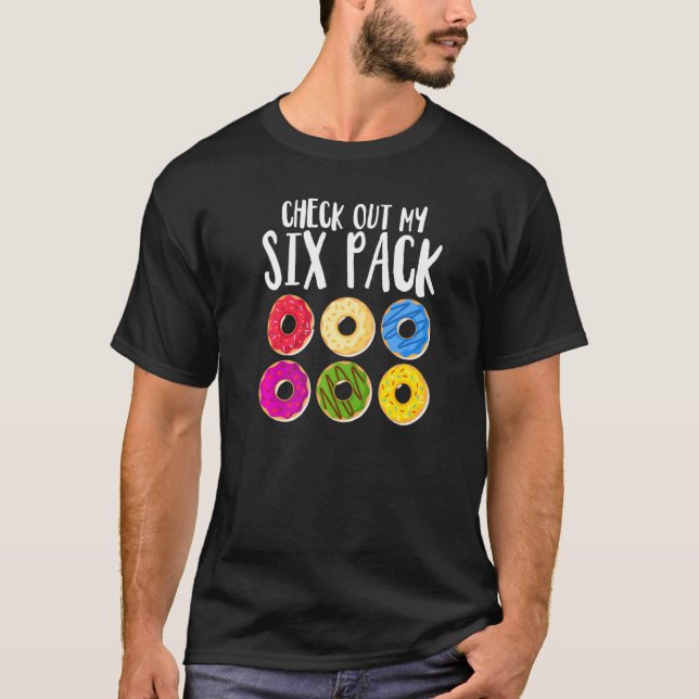 Camiseta Gracioso Donut Echa Un Vistazo A Mi Comida De Oro  (Anverso)