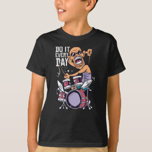 Camiseta Gracioso Drummer Drums Gift