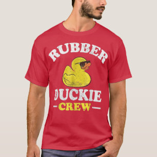 Camiseta Gracioso Duck Amarillo De Duckie Crew Bath Ducks D