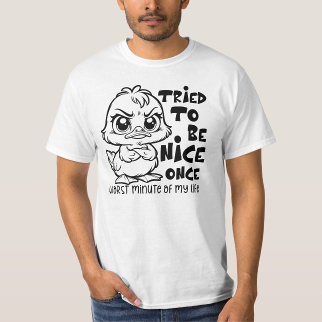 Camiseta Gracioso Duck cita humor sarcástico para los amant (Anverso)