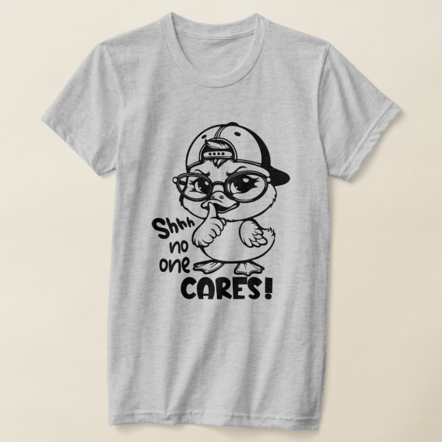 Camiseta Gracioso Duck cita humor sarcástico para los amant (Distribución)