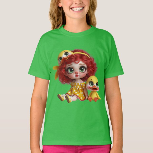 Camiseta Gracioso duckling de Natasha Us (Anverso)