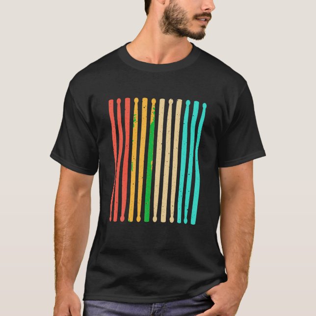 Camiseta Gracioso Duelo De Tambores Para Niños Beber Chicas (Anverso)