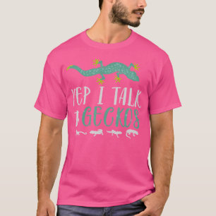 Camiseta Gracioso Dueño De Gecko Reptile Animal Lizard Sí H