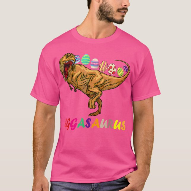 Camiseta Gracioso Eggasaurus Stegosaurus Egg Dinosaur Happy (Anverso)
