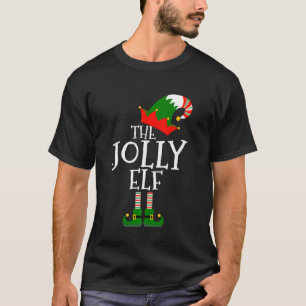 Camiseta Gracioso El Grupo Familiar Jolly Elf Matching Chri