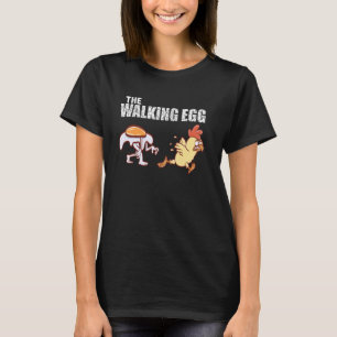Camiseta Gracioso El Huevo De Caminar Zombie Apocalypse Hal