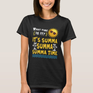 Camiseta Gracioso El Último Día De La Escuela, Verano, Palm