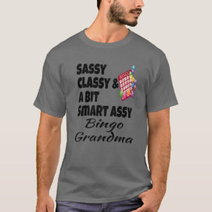 Camiseta Gracioso Elegante Y Un Poco Inteligente Bingo