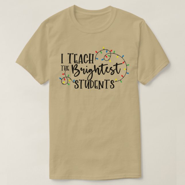 Camiseta Gracioso Enseño A Los Estudiantes Más Brillantes G (Diseño del anverso)