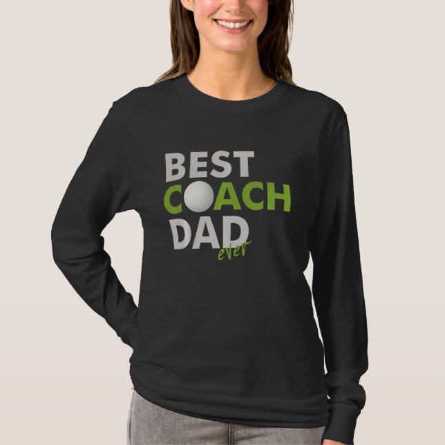 Camiseta Gracioso entrenador del Día del Golf Padre Humor d (Anverso)