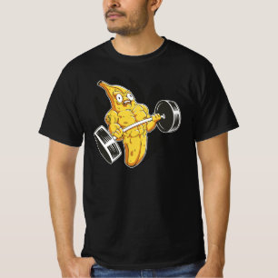 Camiseta Gracioso entrenamiento de halterofilia con fruto d