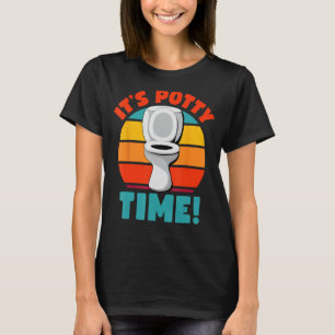 Camiseta Gracioso entrenamiento Potty Es Humor Potty Time T