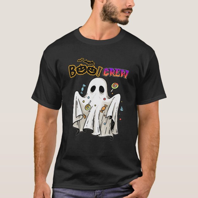 Camiseta Gracioso equipo de boom de halloween groovy zapati (Anverso)