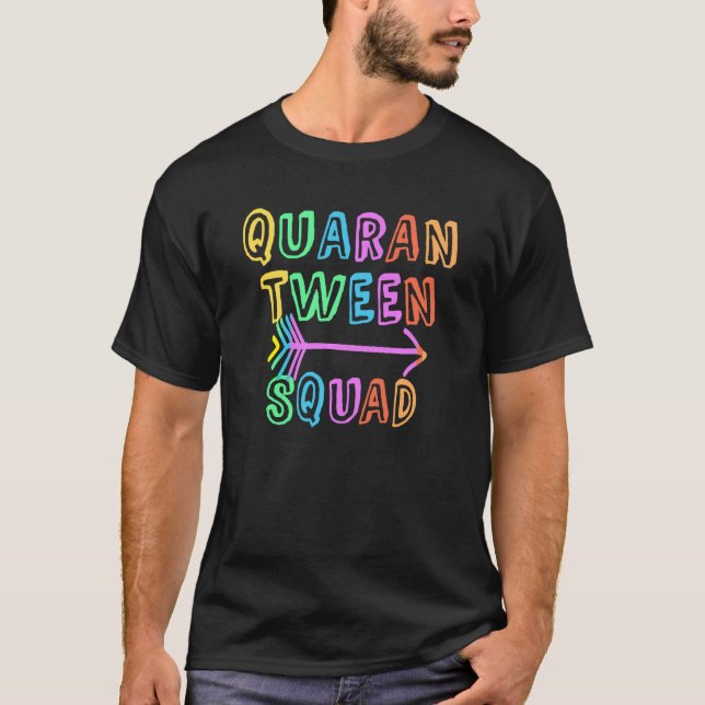 Camiseta Gracioso equipo de Quarantween Squad 2020 Cuarente (Anverso)