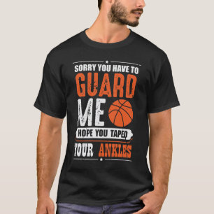 Camiseta Gracioso equipo deportivo de un jugador de balonce