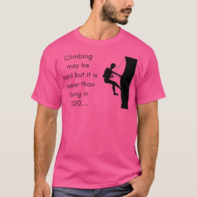 Camiseta Gracioso escalado de rock activo (Anverso)