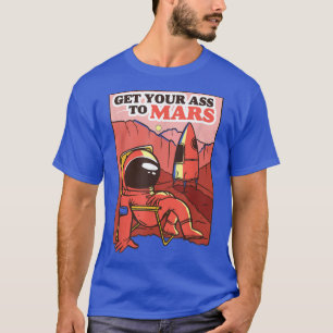 Camiseta Gracioso escalofrío en el meme de Mars