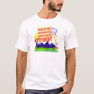 Camiseta Gracioso eslogan de Artsy Pretencian