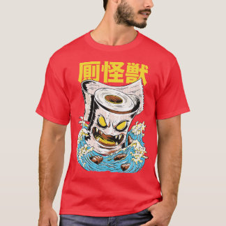 Camiseta Gracioso estilo de monstruo del papel higiénico Ka