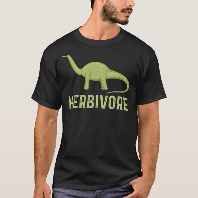 Camiseta Gracioso estilo de vida vegetariana Herbivore Cute (Anverso)