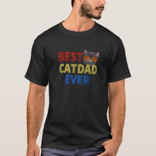Camiseta Gracioso estilo Gato Mejor Papá Gato