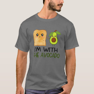 Camiseta Gracioso estoy con el aguacate para niños, hombres
