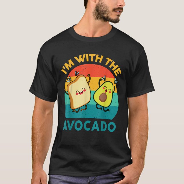 Camiseta Gracioso estoy con los niños de aguacates camisas (Anverso)