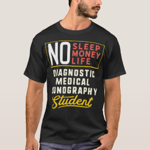 Camiseta Gracioso Estudiante Principal de Sonografía Médi