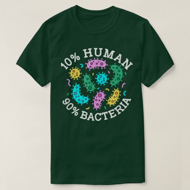 Camiseta Gracioso estudio de laboratorio de microbiología b (Diseño del anverso)