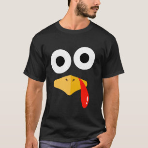 Camiseta Gracioso estúpido Turquía enfrenta el disfraz de A