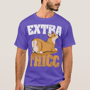 Camiseta Gracioso Etra Thicc Corgi Butt Pembroke Welsh Corg