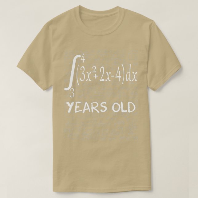 Camiseta Gracioso experto en matemáticas de 40 años, 40 año (Diseño del anverso)