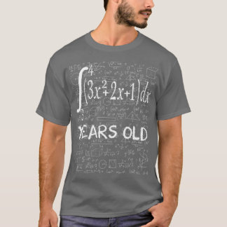 Camiseta Gracioso experto en matemáticas de 45 años, 45 año