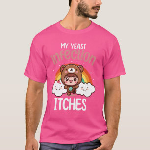 Camiseta ¡Gracioso, Extraño Y Ofensivo! Mi infección por le