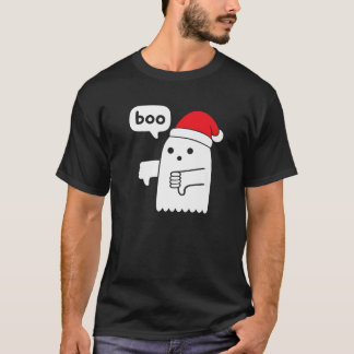 Camiseta Gracioso fantasma lanza un grito a boo en santa Ca