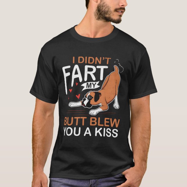 Camiseta Gracioso Farting Boxer Dog Gift T-Shirt Para El Pr (Anverso)