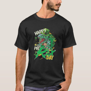 Camiseta Gracioso Feliz Día de San Pat Rex Trex Dinosaur St