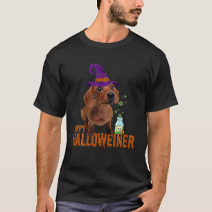 Camiseta Gracioso Feliz Hallowiner Cute Halloween Perro Lov