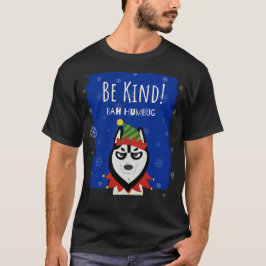Camiseta Gracioso Feliz Navidad Bah Humbug Be Kind Holiday