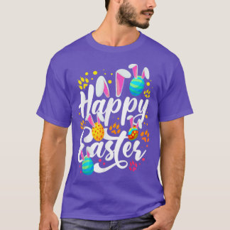 Camiseta Gracioso Feliz Pascua De Pascua Con Conejo De Pasc